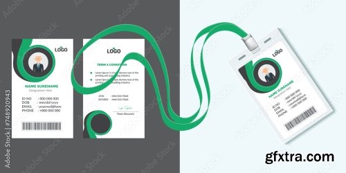 Corporate Id Card Design Template 2 18xAI