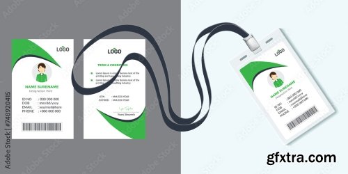 Corporate Id Card Design Template 2 18xAI