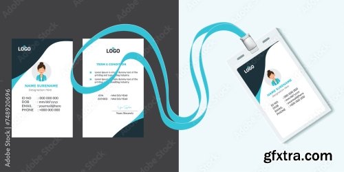 Corporate Id Card Design Template 2 18xAI