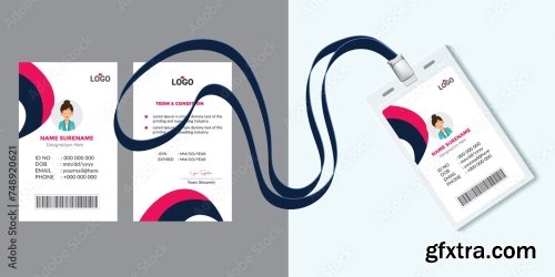 Corporate Id Card Design Template 2 18xAI