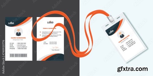 Corporate Id Card Design Template 2 18xAI