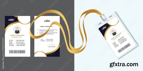 Corporate Id Card Design Template 2 18xAI