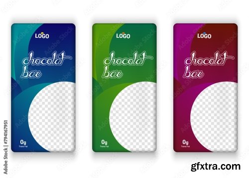 Chocolate Bar Vector Packaging Design 2 18xAI