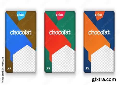 Chocolate Bar Vector Packaging Design 2 18xAI