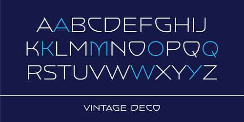 Vintage Deco 5xTTF