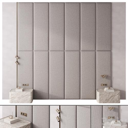 Bedroom headboard Warm Gray