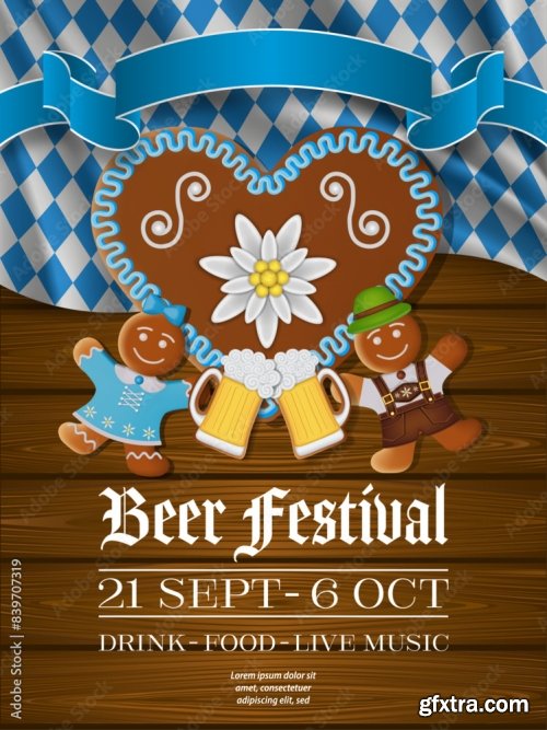 Oktoberfest Party Poster 6xAI