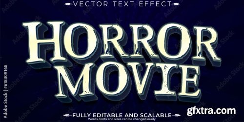 Halloween Editable Text Effect 6xAI