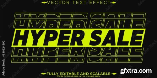 Sale Editable Text Effect 6xAI