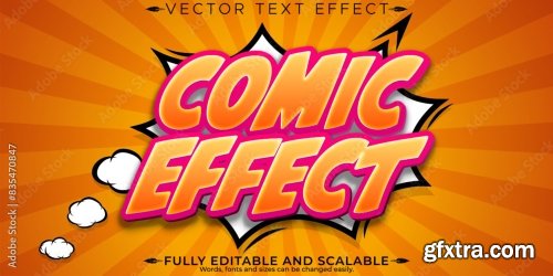 Comic Book Editable Text Effect 6xAI