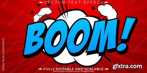 Comic Book Editable Text Effect 6xAI