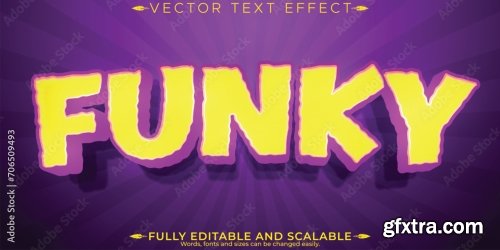 Cartoon Editable Text Effect 6xAI