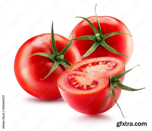 Tomato Isolated On A White Background 3 19xJPEG