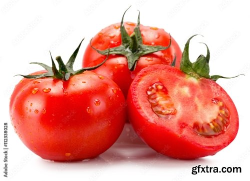 Tomato Isolated On A White Background 3 19xJPEG