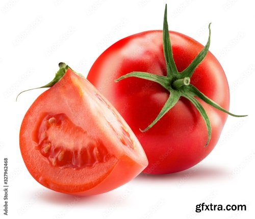 Tomato Isolated On A White Background 3 19xJPEG