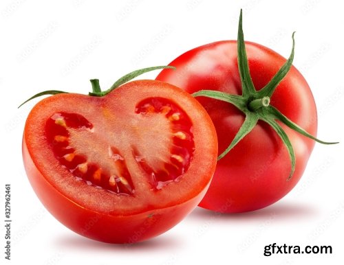 Tomato Isolated On A White Background 3 19xJPEG