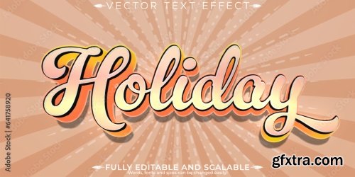 Summer Editable Text Effect 6xAI