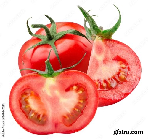 Tomato Isolated On A White Background 3 19xJPEG