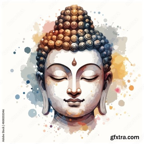 Budh Purnima Colorful Artwork 6xAI