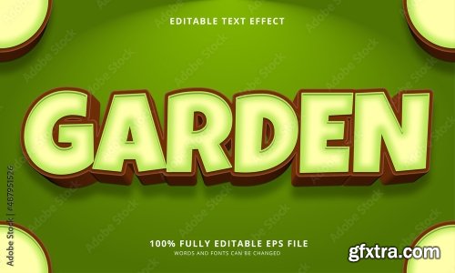 Organic Editable Text Effect 6xAI