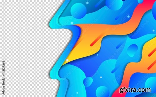 Abstract Design With Dynamic Liquid Shapes 6xAI