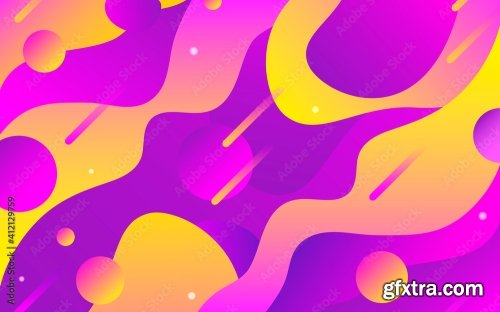 Abstract Design With Dynamic Liquid Shapes 6xAI