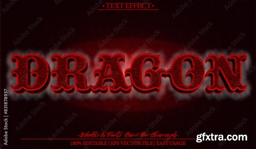 Vector Text Effect Editable Alphabet 16 20xAI