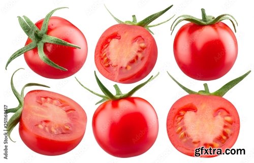 Tomato Isolated On A White Background 2 14xJPEG