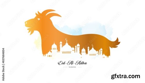 Eid Al-Adha Or Bakrid Mubarak Holiday 6xAI