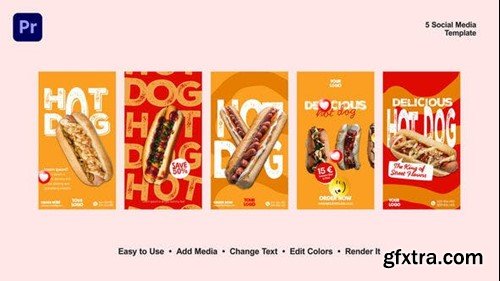 Videohive Hot Dog Instagram Stories 52648165