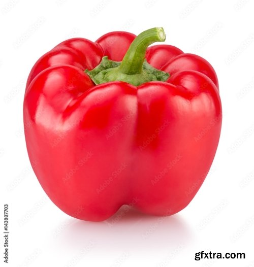 Red Pepper Isolated On A White Background 4 16xJPEG