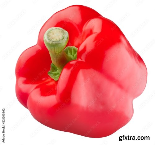 Red Pepper Isolated On A White Background 4 16xJPEG