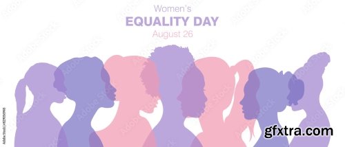 Women\'s Equality Day Banner. 6xAI