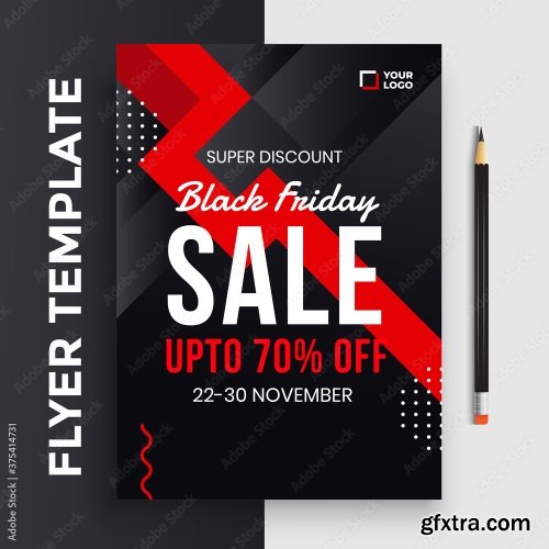 Black Friday Flyer Template 20xAI