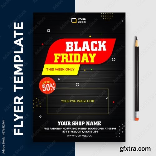 Black Friday Flyer Template 20xAI