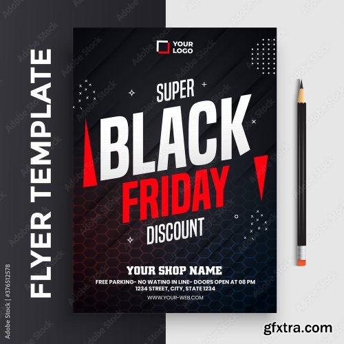 Black Friday Flyer Template 20xAI