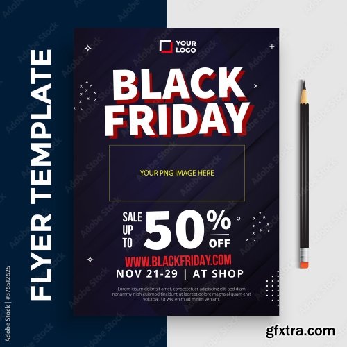 Black Friday Flyer Template 20xAI