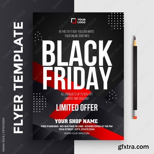 Black Friday Flyer Template 20xAI