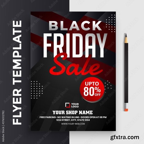 Black Friday Flyer Template 20xAI