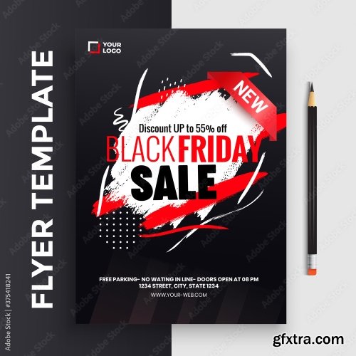 Black Friday Flyer Template 20xAI