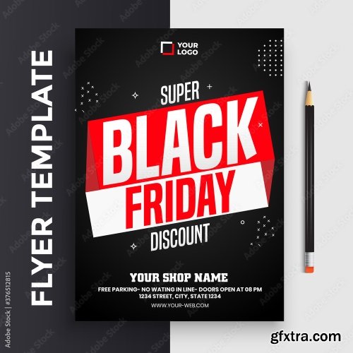 Black Friday Flyer Template 20xAI