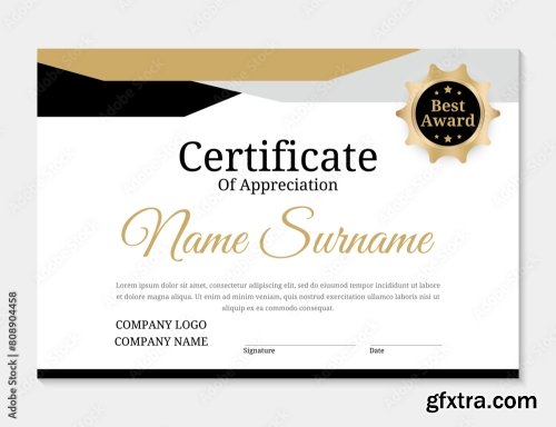 Certificate Of Achievement Template 6xAI