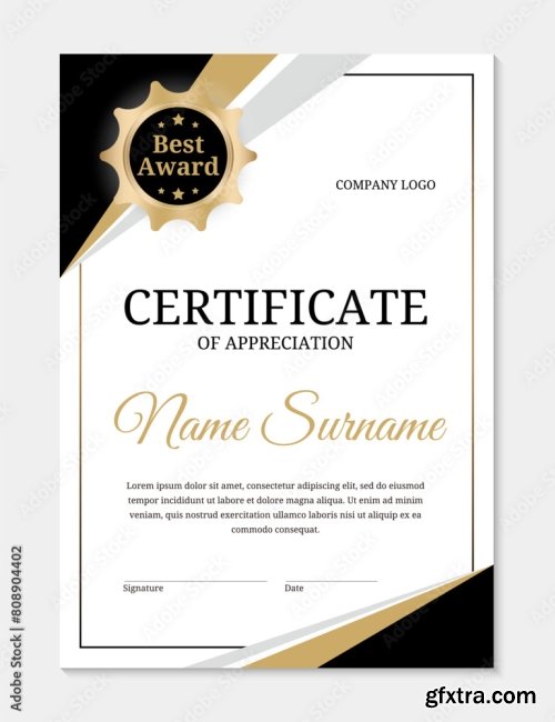 Certificate Of Achievement Template 6xAI