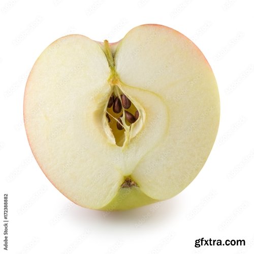 Red Apple Isolated On A White Background 22xJPEG