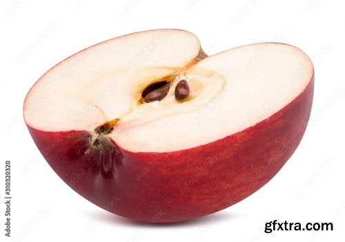 Red Apple Isolated On A White Background 22xJPEG