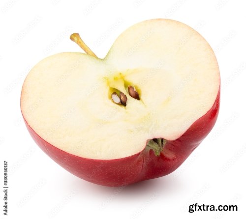 Red Apple Isolated On A White Background 22xJPEG