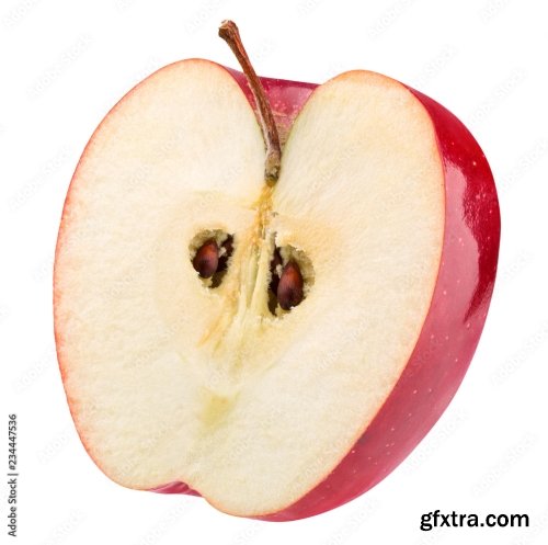 Red Apple Isolated On A White Background 22xJPEG