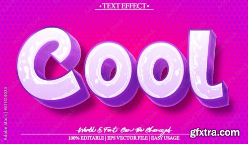 Vector Text Effect Editable Alphabet 13 19xAI