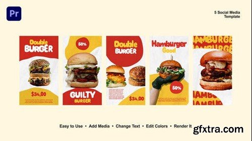 Videohive Burger Instagram Reels 52696555