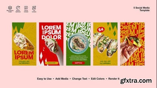 Videohive Taco Instagram Stories 52696615